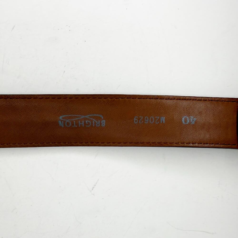 Brighton x Cutter & Buck Men's Brown Leather Belt Size 40 - Picture 4 of 6
